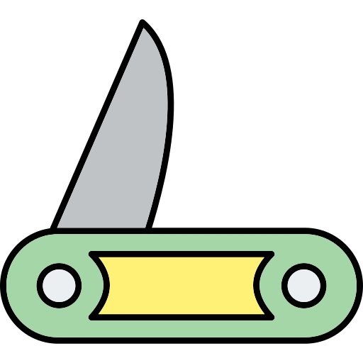 cuchillo de bolsillo icono gratis