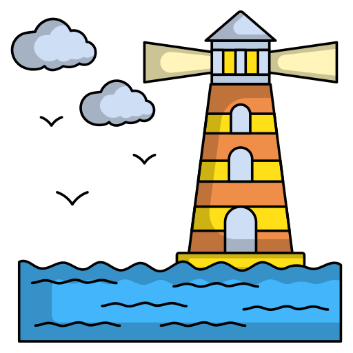 torre de luz icono gratis