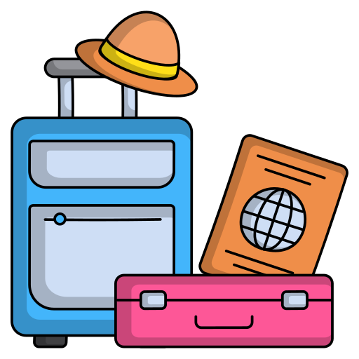 Trolley bag free icon
