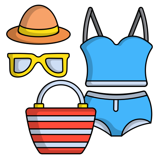Swimming suit - Free holidays icons