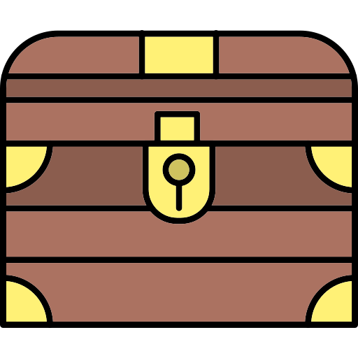 Chest Generic Thin Outline Color icon