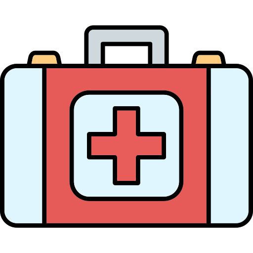 First aid kit Generic Thin Outline Color icon