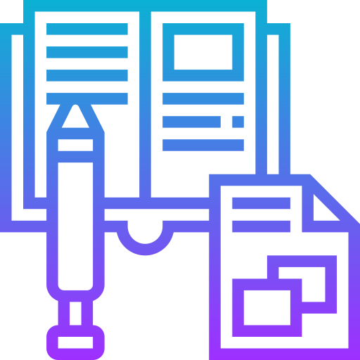 Notebook Meticulous Gradient icon