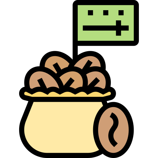 Coffee bean free icon