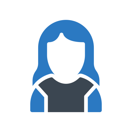 Girl Generic Blue icon