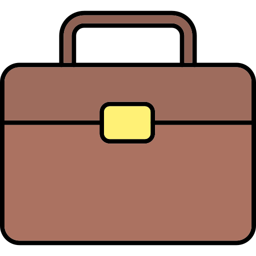 maletín icono gratis