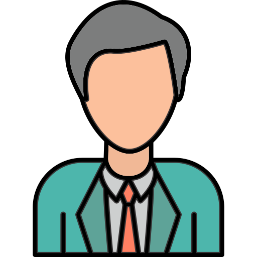 Manager Generic Thin Outline Color Icon