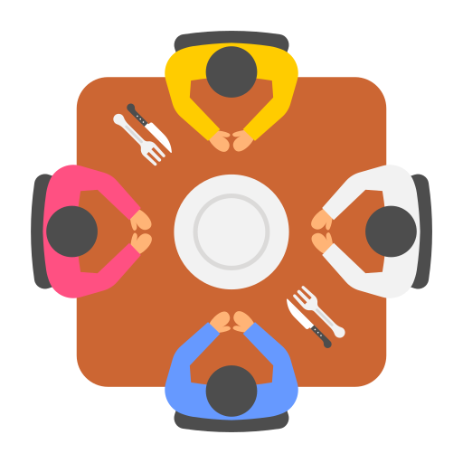 cena de negocios icono gratis