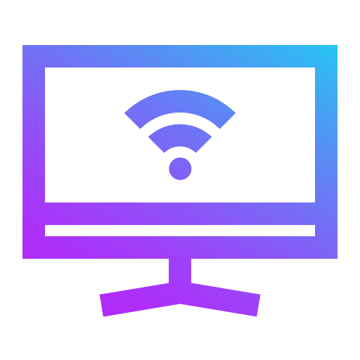 televisión inteligente icono gratis