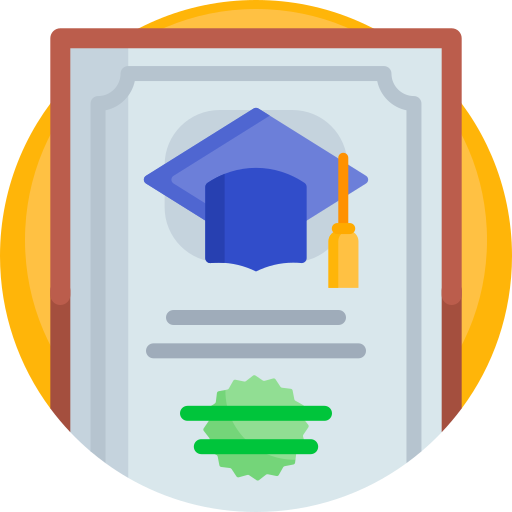 diploma icono gratis