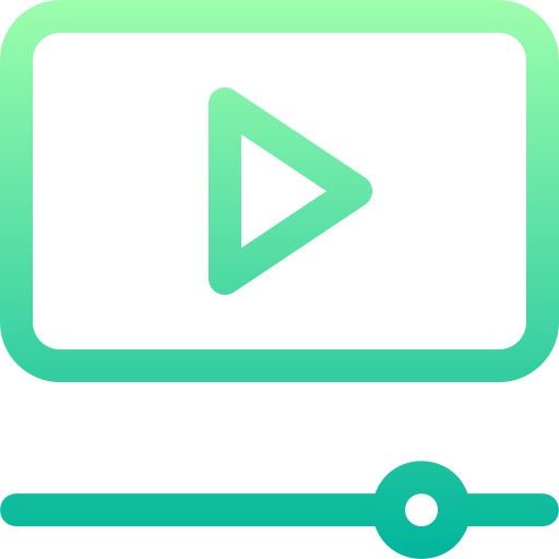 reproductor de video icono gratis