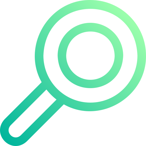 Magnifying Glass Basic Gradient Lineal Color Icon