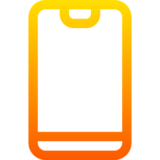 Smartphone Basic Gradient Lineal color icon