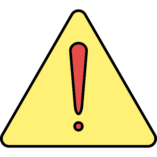 Warning free icon