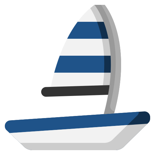 Sailing boat Surang Flat icon