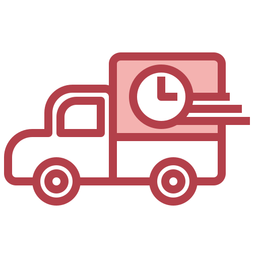 HD Express Delivery White Truck Icon Transparent PNG