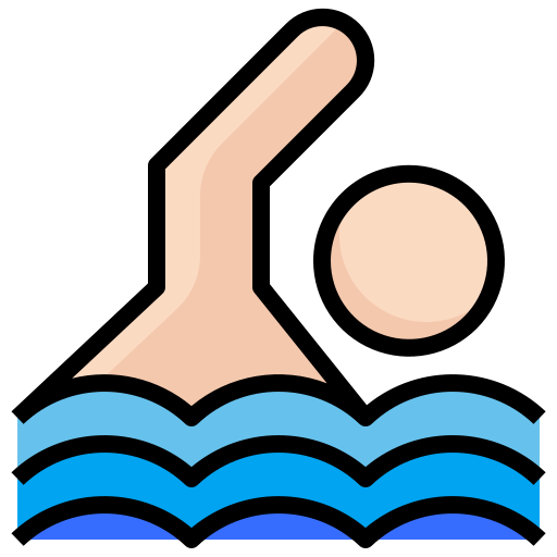 nadando icono gratis