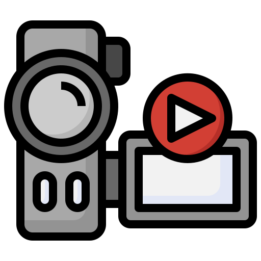 camara de video icono gratis