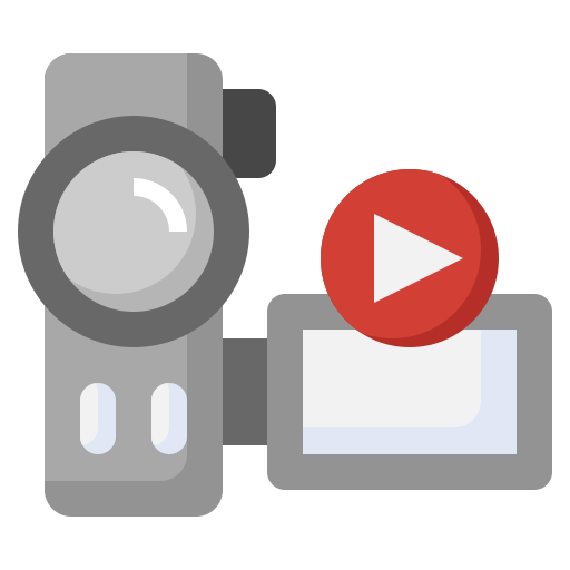 camara de video icono gratis