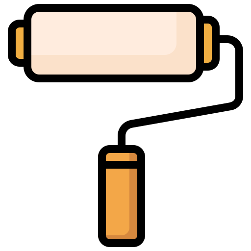 Paint roller free icon Paint roller free icon