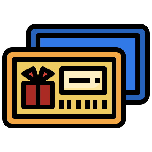 carte cadeau Icône gratuit