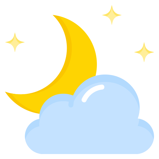 Half moon - Free weather icons