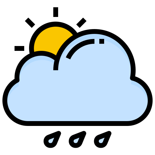 Rainy day Surang Lineal Color icon