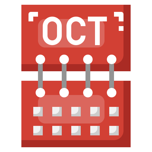 octubre icono gratis