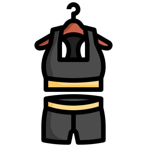 ropa de deporte icono gratis