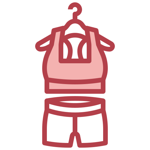 ropa de deporte icono gratis