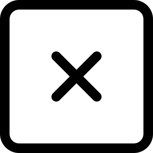Крест квадратная кнопка – Бесплатные иконки: интерфейс