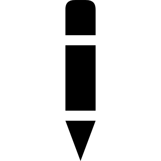 bleistift großes schwarzes schreibwerkzeug kostenlos Icon bleistift großes schwarzes schreibwerkzeug kostenlos Icon