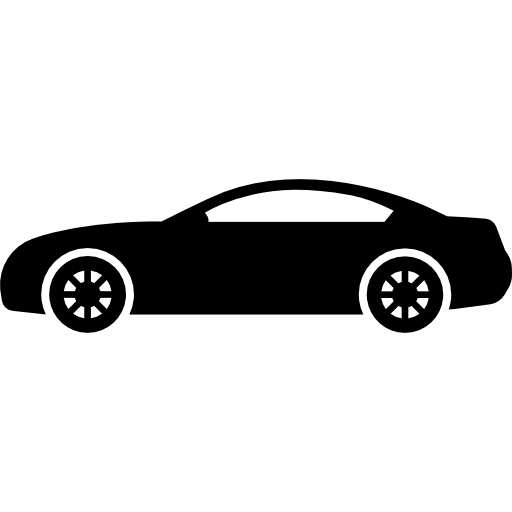 Coupé auto - Kostenlose transport Icons