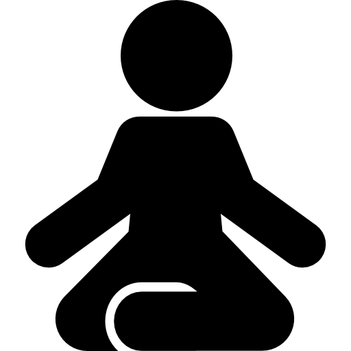 Yoga posture free icon