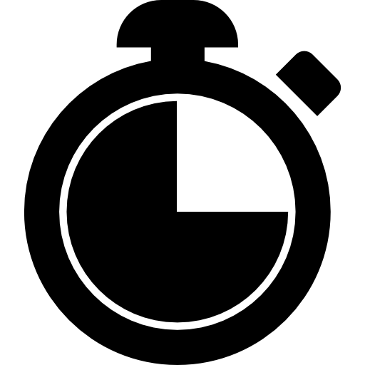 Icône de Outil de minuterie ou de chronomètre pour contrôler le temps