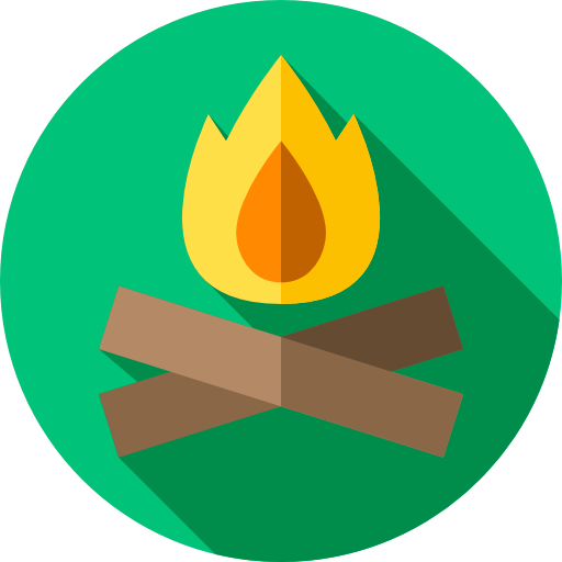 hoguera icono gratis