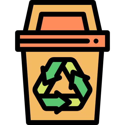 papelera de reciclaje icono gratis