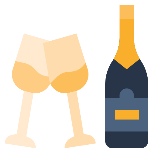 champagne Icône gratuit