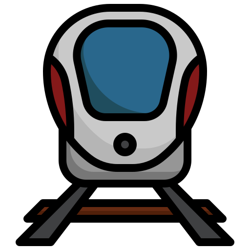 High speed train free icon High speed train free icon