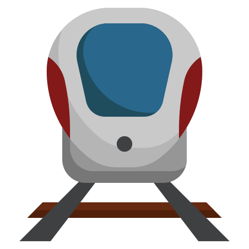 tren de alta velocidad icono gratis