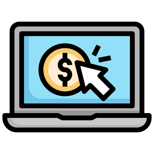 Pay per click free icon