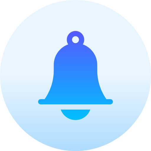 campana de notificación icono gratis