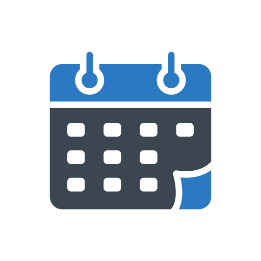 Calendar Generic Blue icon