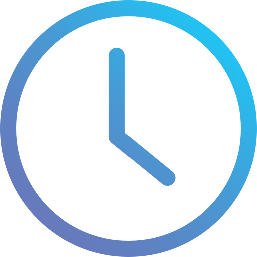 Clock Generic Gradient icon