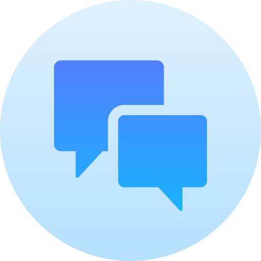 Chat Generic Flat Gradient icon