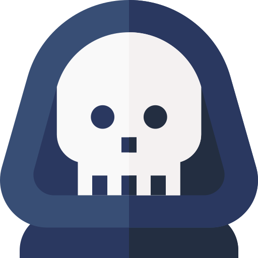 Death Basic Straight Flat icon