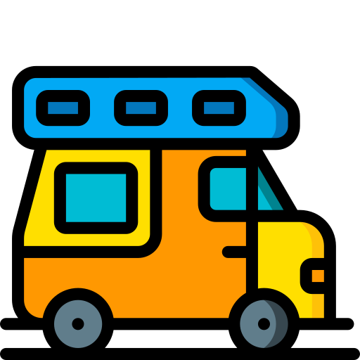 autocaravana icono gratis