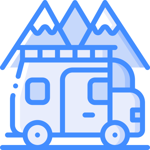 autocaravana icono gratis