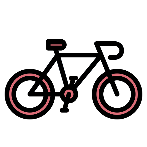 Bicycle Generic Outline Color icon