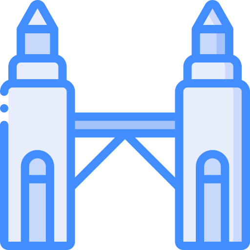 puente de la torre icono gratis